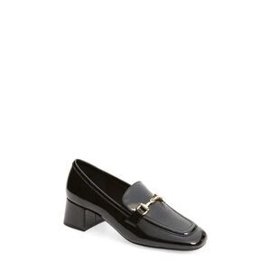 Jeffrey Campbell Women's Black Patent Leather Loafer Heels Size 9 NWOT